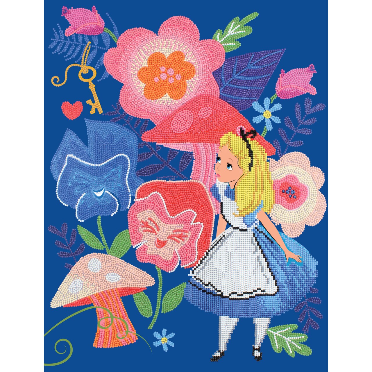 Diamond Dotz Alice Alice in Wonderland Diamond Painting Kits for Adults - Diamond Art Kits a Relaxing Creative Craft Kit with Dotz Gems 15.7x20.5